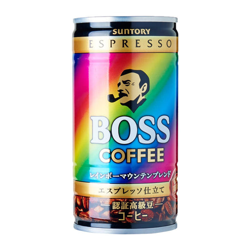 Suntory Boss Coffee Rainbow Coffee Can 185g Honeydaes - Japan Foods Grocery Online 