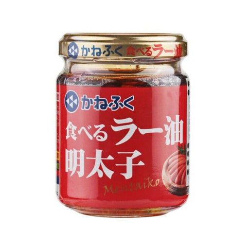 Taberu Rayu Mentaiko Japanese Codfish Roe Chilli Mix Seasoning 110g Glass Bottle Honeydaes - Japan Foods Grocery Online 