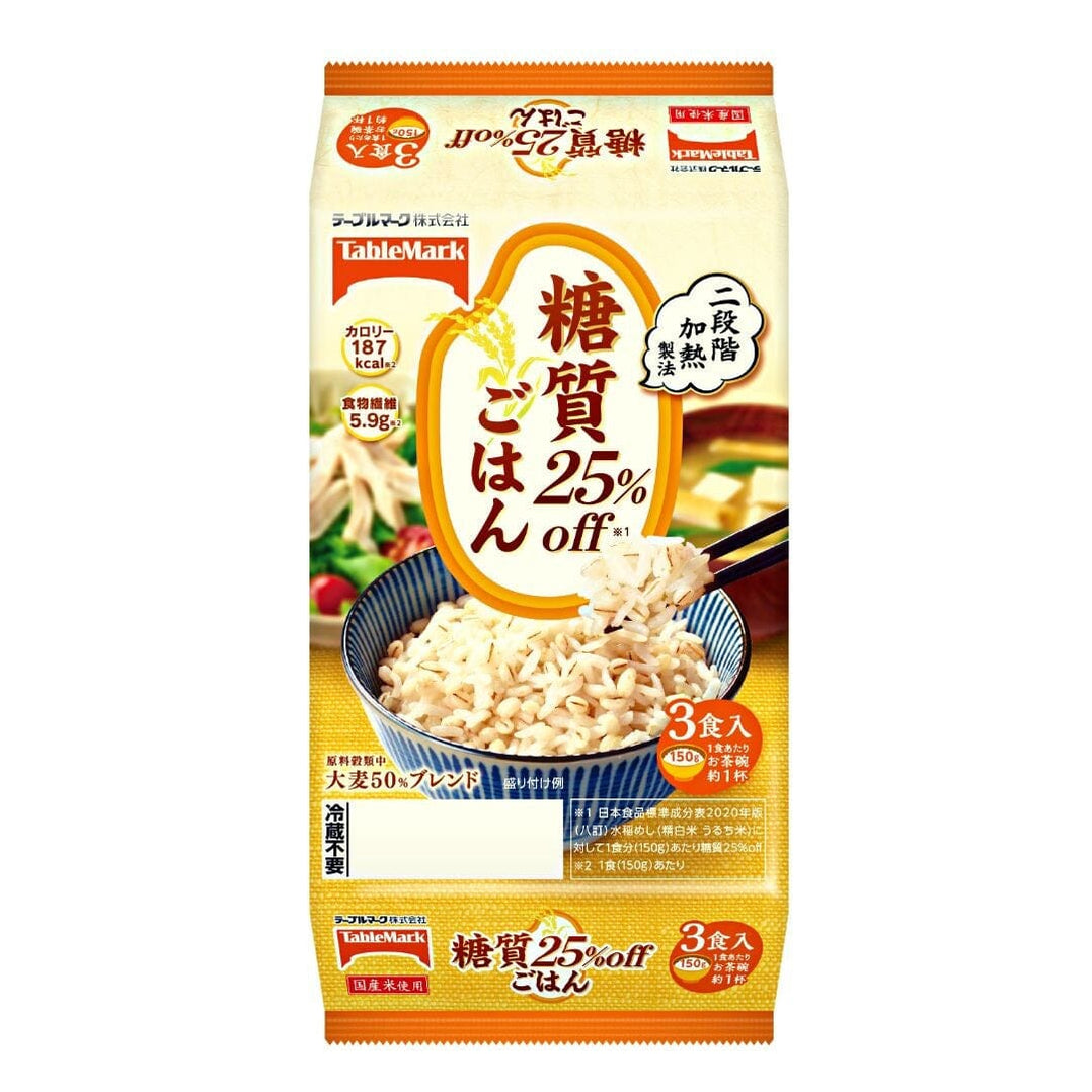 Tablemark Sugar OFF 25% Japanese Rice Pack 450g (3 Servings ...