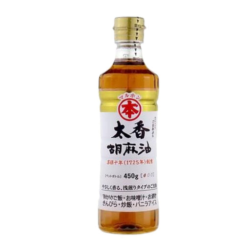 Takemoto Taihaku Goma Abura Japanese Lightly Roasted Sesame Oil 450g Squeeze Bottle Honeydaes - Japan Foods Grocery Online 