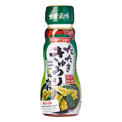 たたききゅうりのたれ Daisho Easy Cooking Series TATAKI KYUURI NO TARE Japanese Crushed Cucumber Sauce 150g Bottle Honeydaes - Japan Foods Grocery Online 