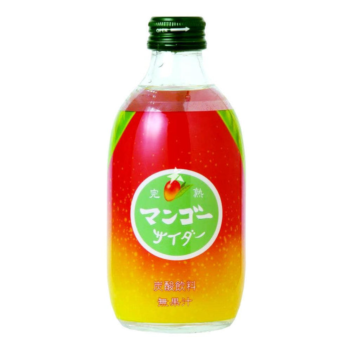 Tomomasu KANJUKU MANGO Japanese Cider Soda 300ml Beverage Honeydaes - Japan Foods Grocery Online 