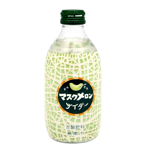 Tomomasu MUSK MELON Japanese Cider Soda 300ml Beverage Honeydaes - Japan Foods Grocery Online 