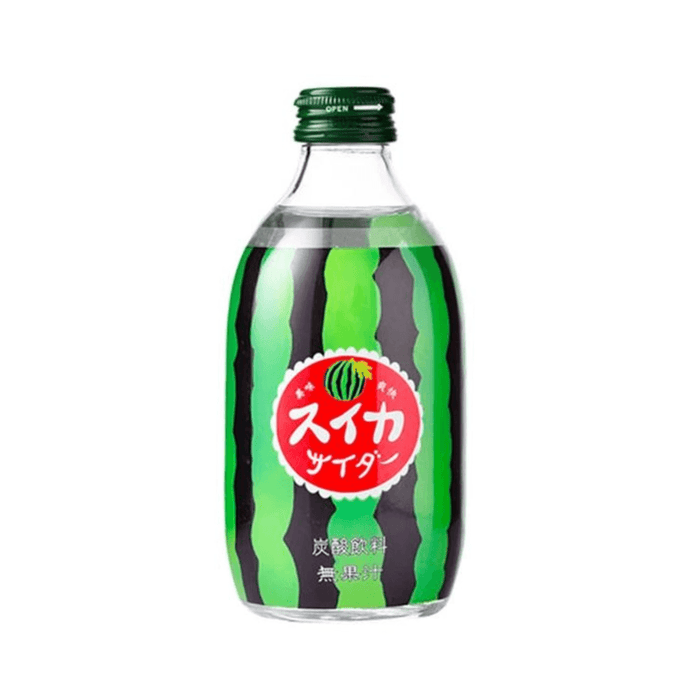 Tomomasu SUIKA Watermelon Japanese Cider Soda 300ml Beverage Honeydaes - Japan Foods Grocery Online 