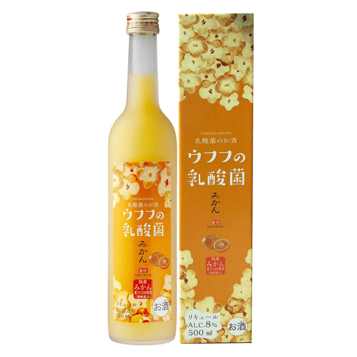 ウフフの乳酸菌 みかん UFUFU Japan Yogurt Liqueur - Mikan Orange 500ml 8% Honeydaes - Japan Foods Grocery Online 