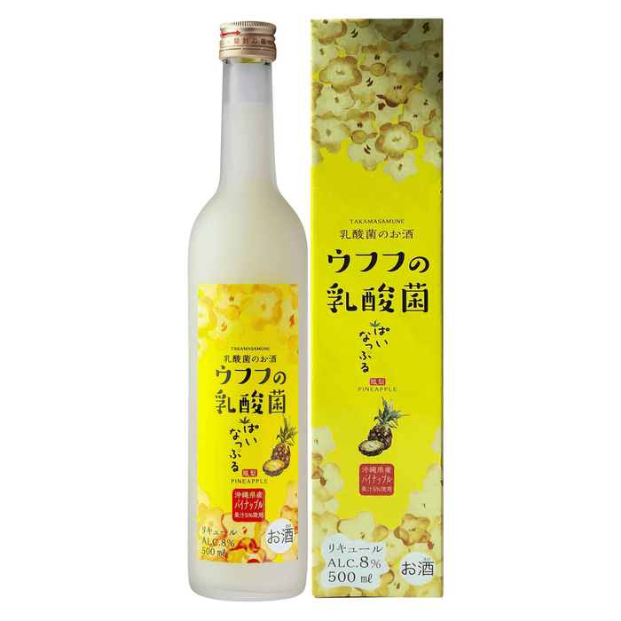 ウフフの乳酸菌 パインナップル UFUFU Japan Yogurt Liqueur - Pineapple 500ml 8% Honeydaes - Japan Foods Grocery Online 