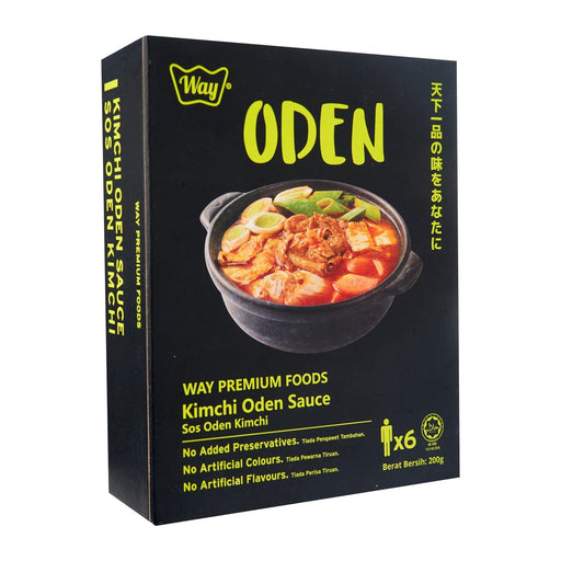 Way Premium Foods Oden Kimchi Sauce Speciality Hot Pot Soup Base (MSG-Free Soup Base) 200g japanmart.sg 