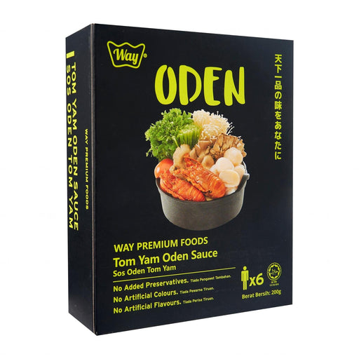 Way Premium Foods Oden Tom Yam With Coconut Cream Hot Pot Soup Base (MSG-Free Soup Base) 200g japanmart.sg 
