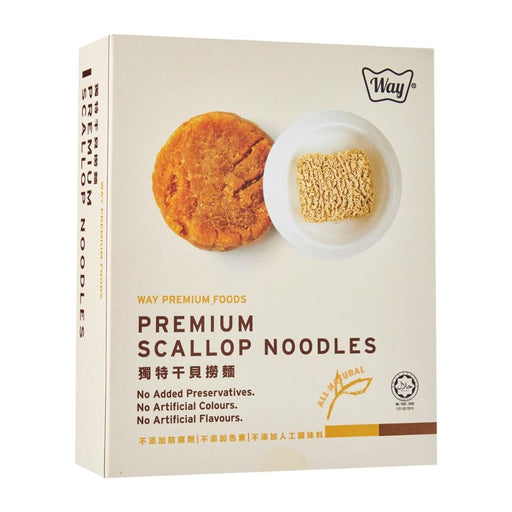 Way Premium Foods Premium Scallop Noodle (MSG-Free Instant Noodle) 120g Honeydaes - Japan Foods Grocery Online 