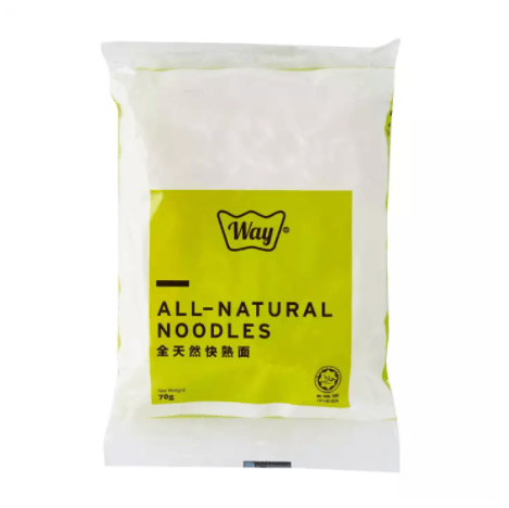 Way Premium Foods Way All-Natural Noodles (Healthy no MSG Instant Noodles) 70g Honeydaes - Japan Foods Grocery Online 