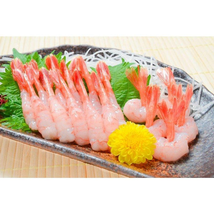 尾付き むき甘海老 Otsuki Muki Ama Ebi Sashimi Grade Japan Sweet Shrimp Tray X 80g (20 PCS) japanmart.sg 