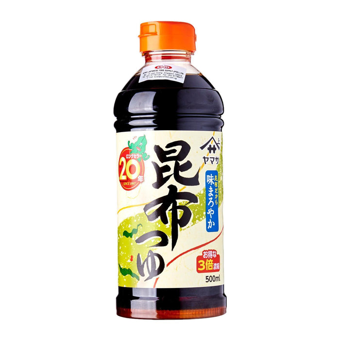 ヤマサ 昆布つゆ Yamasa Konbu Tsuyu Japanese Seaweed Kelp Soup Stock 500ml Honeydaes - Japan Foods Grocery Online 