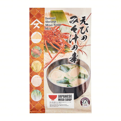 やマス えびのみそ汁の素 Yamasu's Instant Shrimp Ebi Miso Soup Mix 61.8G japanmart.sg 