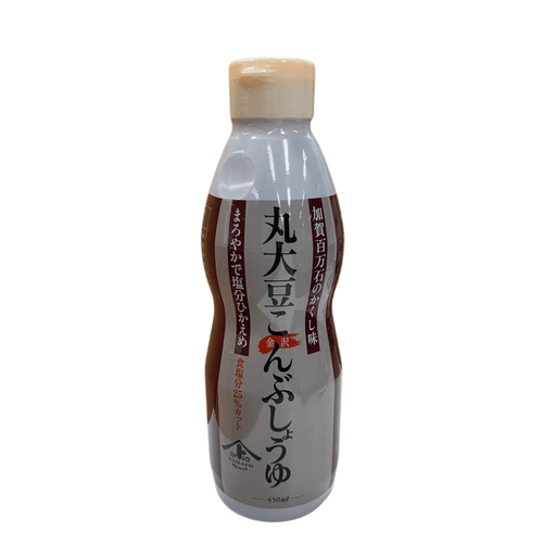 Yamato Marudaizu Konbu Shoyu Japanese Kelp Soy Sauce 450ml Squeeze Bottle Honeydaes - Japan Foods Grocery Online 