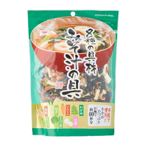 Yamau Hachi Rui No Guzai Japanese 8 kinds Miso soup ingredients Mix 80g Resealable Standing Pack japanmart.sg 