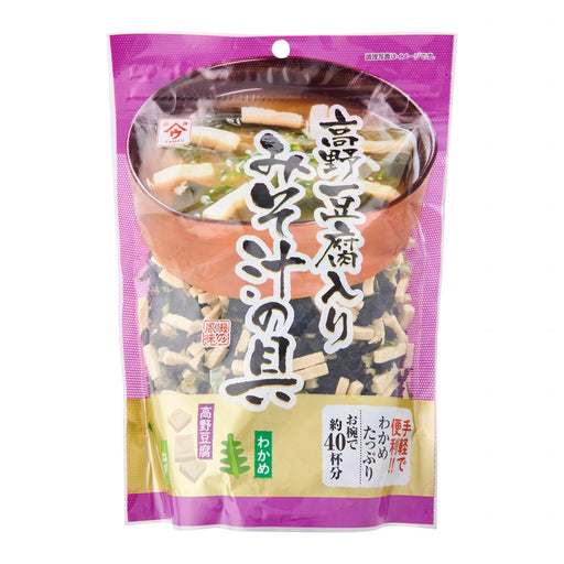 Yamau Koya Tofu Miso Shiru No Gu Japanese Soup Ingredients Mix 80g Resealable Standing Pack japanmart.sg 