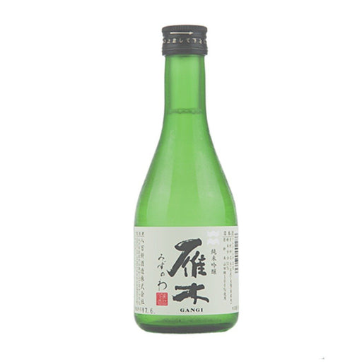 雁木 みずのわ純米吟醸 Gangi Mizunowa Junmai Ginjo Sake 300ml 15% japanmart.sg 