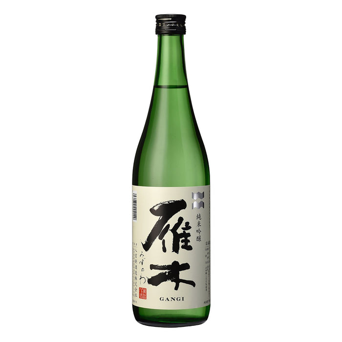 雁木 みずのわ純米吟醸 Gangi Mizunowa Junmai Ginjo Sake 720ml 15% japanmart.sg 