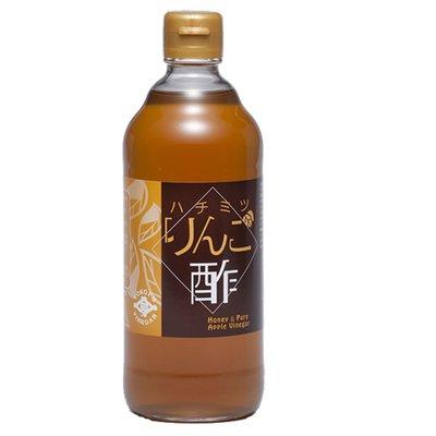Yokoi Premium Hachimitsu Ringo Su Japanese Honey & Pure Apple Vinegar 500ml (Glass Bottle) Honeydaes - Japan Foods Grocery Online 