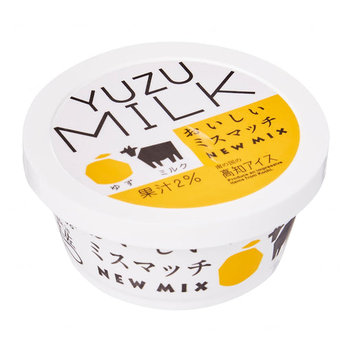 ゆずミルクアイス Limited Edition Series NEW MIX Yuzu Milk Japanese Ice Cream Cup 115ml Cup japanmart.sg 