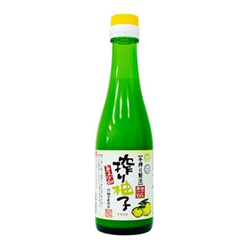 Yuzuya Honten 100% Yuzu Juice 200ml Glass Bottle Honeydaes - Japan Foods Grocery Online 