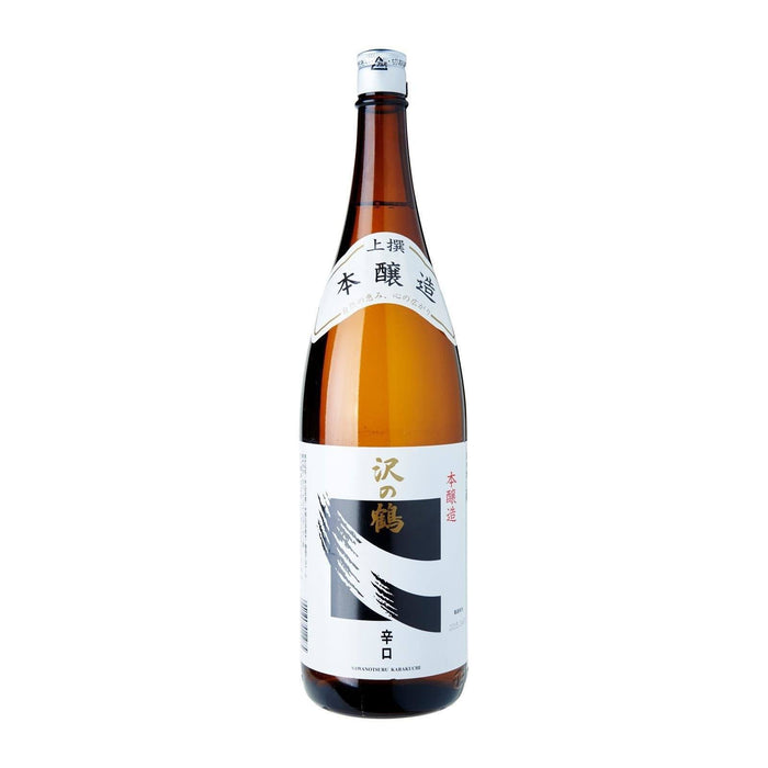 沢の鶴 上撰 本醸造 辛口 Sawanotsuru Jyosen Karakuchi Sake 1.8L 15.5% japanmart.sg 